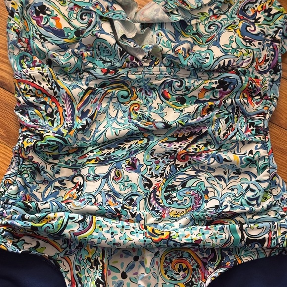 Lauren Ralph Lauren Swimwear with Multicolor Paisley Design - Picture 2 of 6
